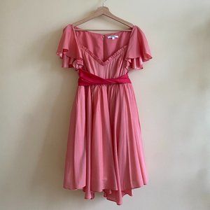 Maison Amory Pink Sugarmilk Dress, Size Small